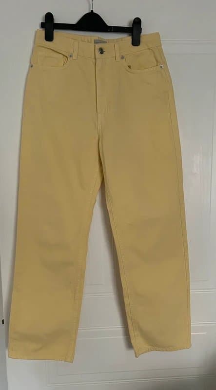 Never Fully Dressed Never fully dress butter yellow jeans size 10