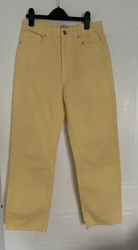 Never Fully Dressed Never fully dress butter yellow jeans size 10 - 1