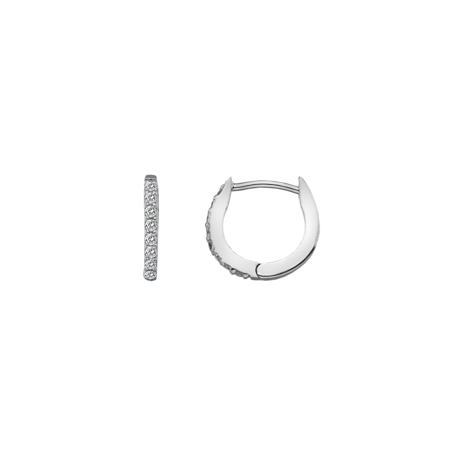 Hot Diamonds Hot Diamonds Women's Constant Loop Earrings in Silver - 3