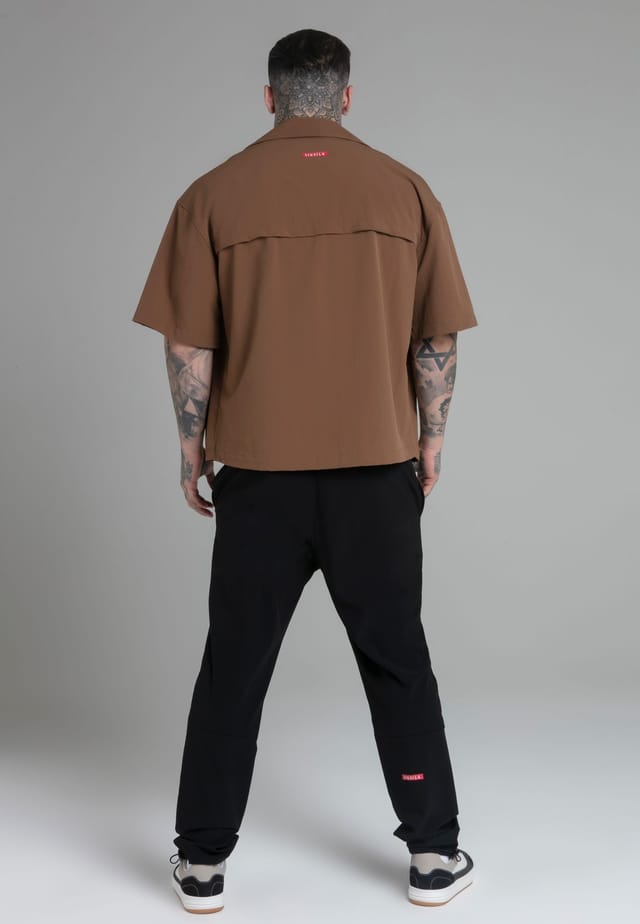SikSilk SikSilk Men's Utility Shirt in Tan - 3