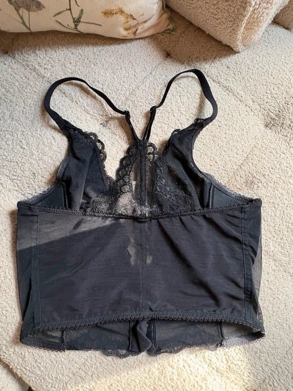 ASOS black lace bra