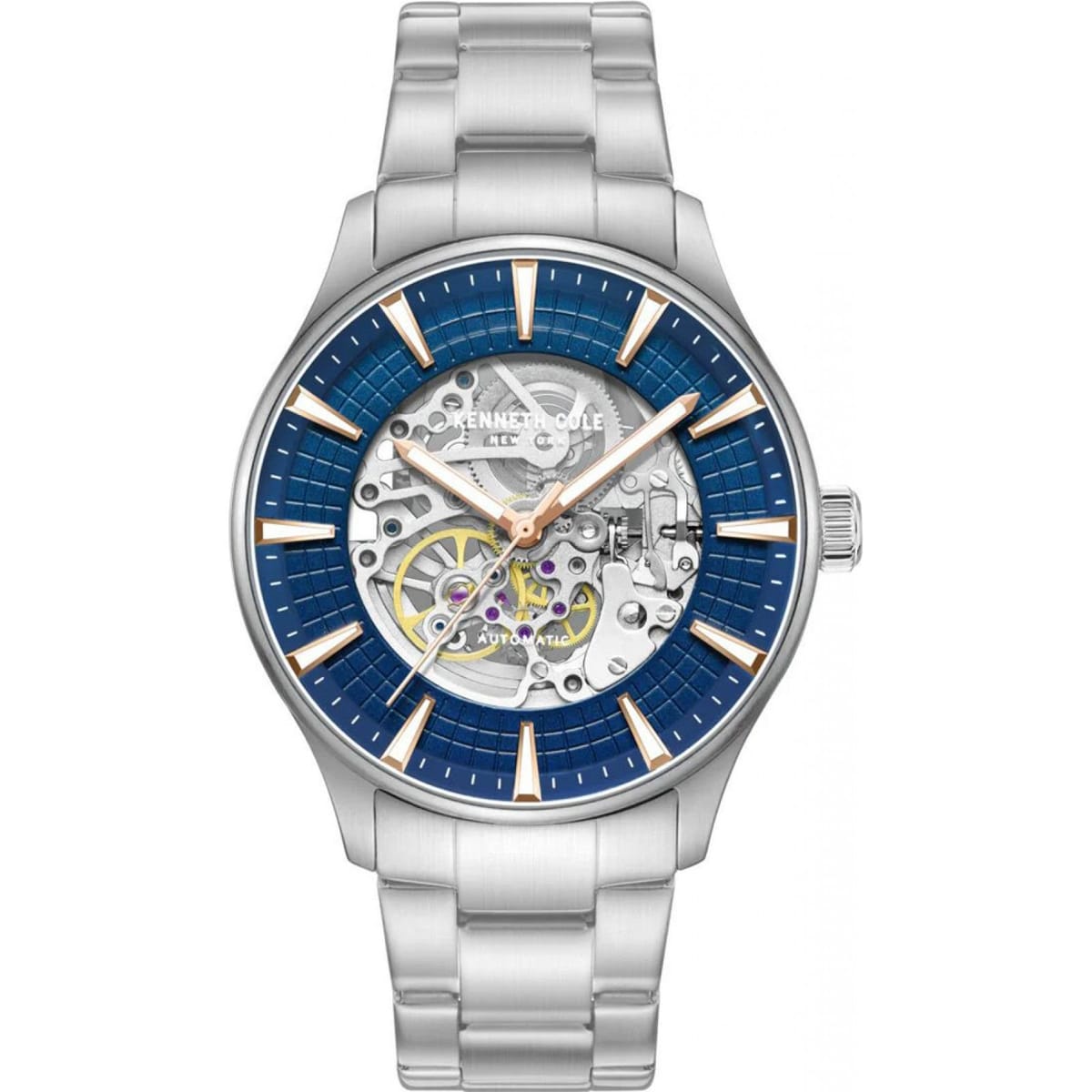 Kenneth Cole Kenneth Cole Men's KCWGY0057903 44mm Automatic Watch in Silver - 1