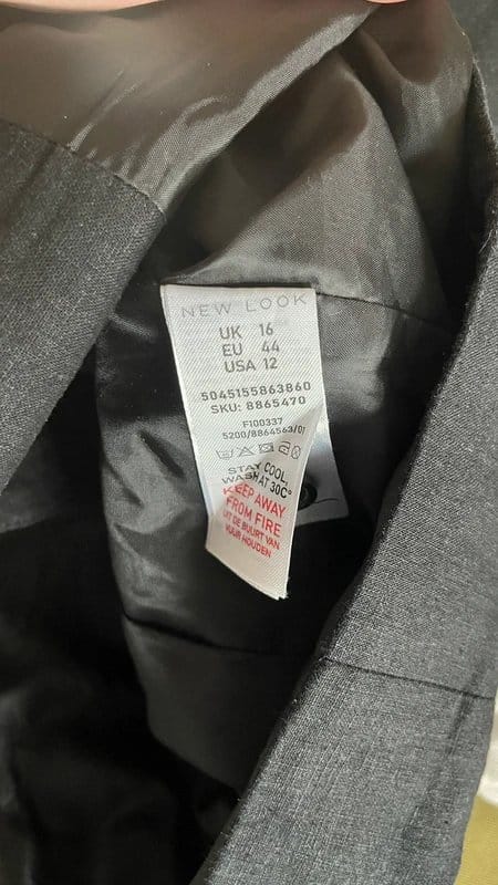 New Look Black Linen Waistcoat