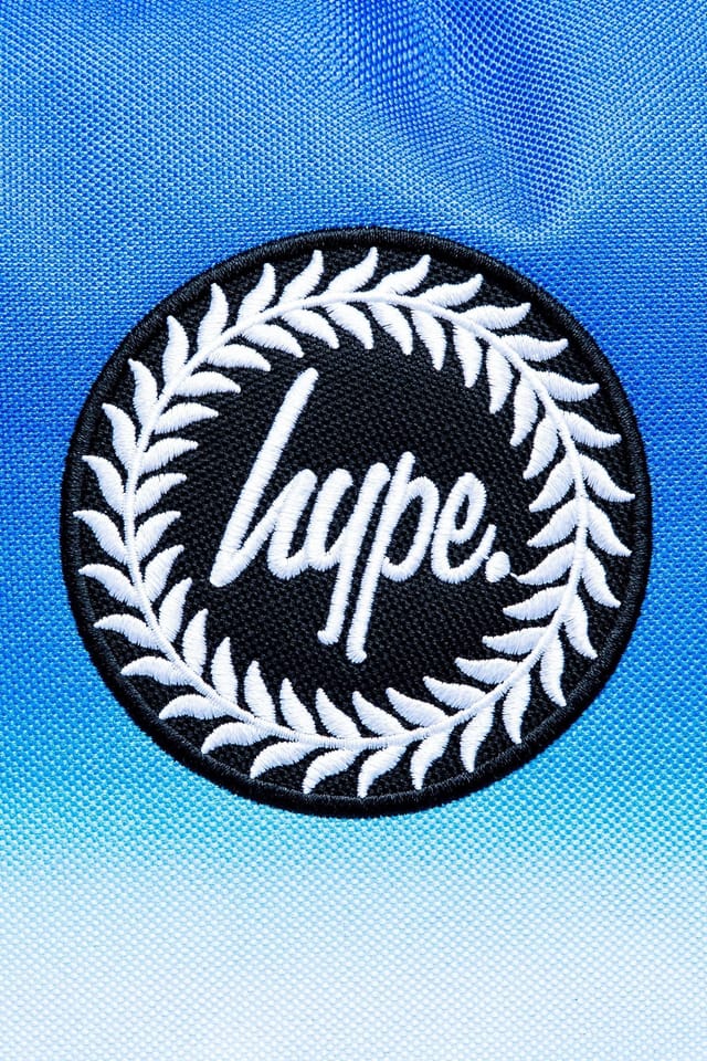 Hype Hype Men's Blue/White/Black Fade Iconic Backpack - 3