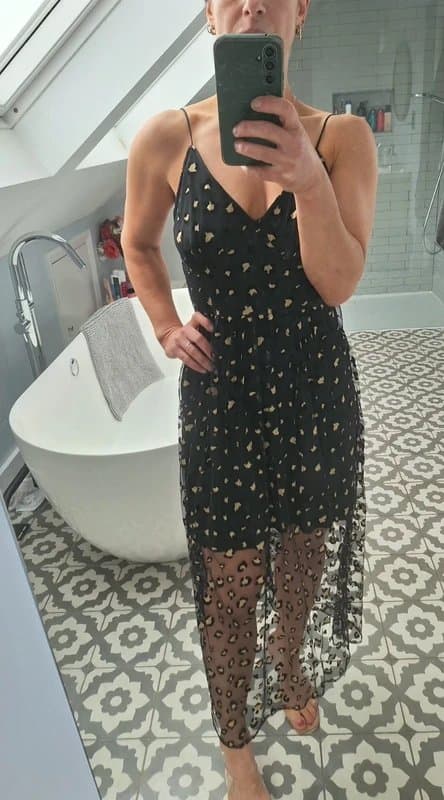 Never Fully Dressed Never Fully Dressed Cocktail dress, black and gold
