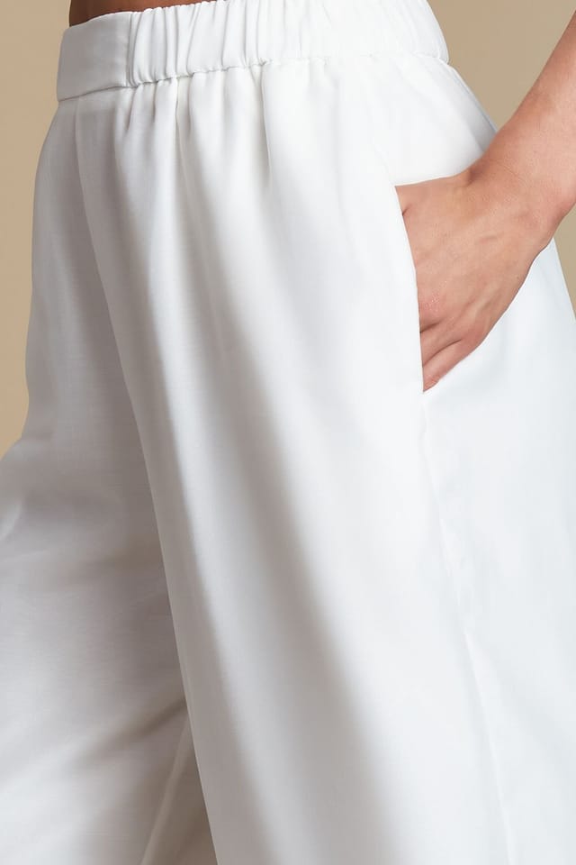 Coast Coast Women's Organza Pallzo Wedding Trousers in Ivory - 3