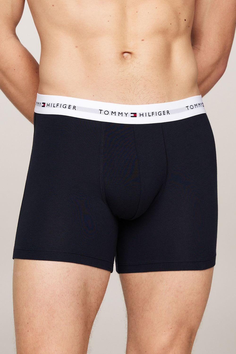 Tommy Hilfiger Tommy Hilfiger Men's Signature 3P Boxer Brief Multi in Black - 3