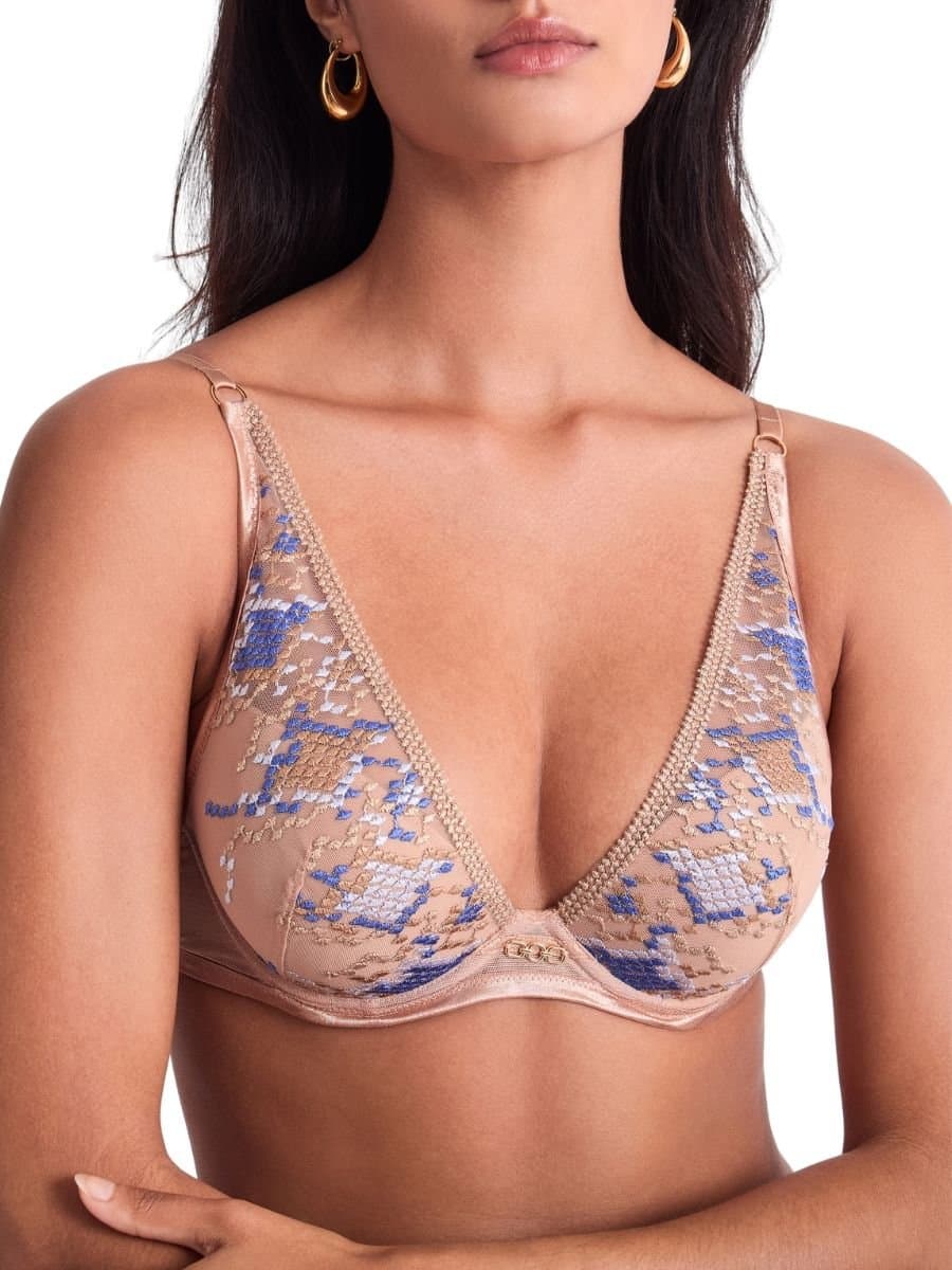 Aubade Aubade Women's Poetic Delights High Apex Push-Up Bra in Beige