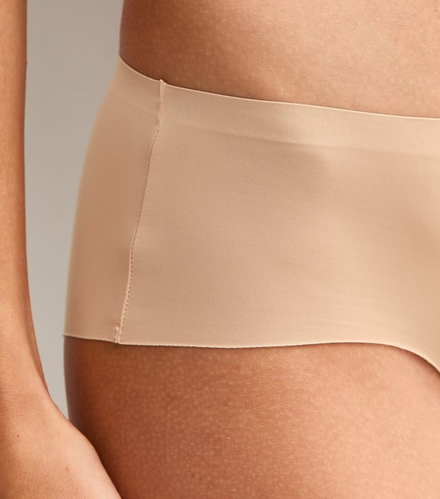 New Look Women's Tan No VPL Short Briefs New Look - 2