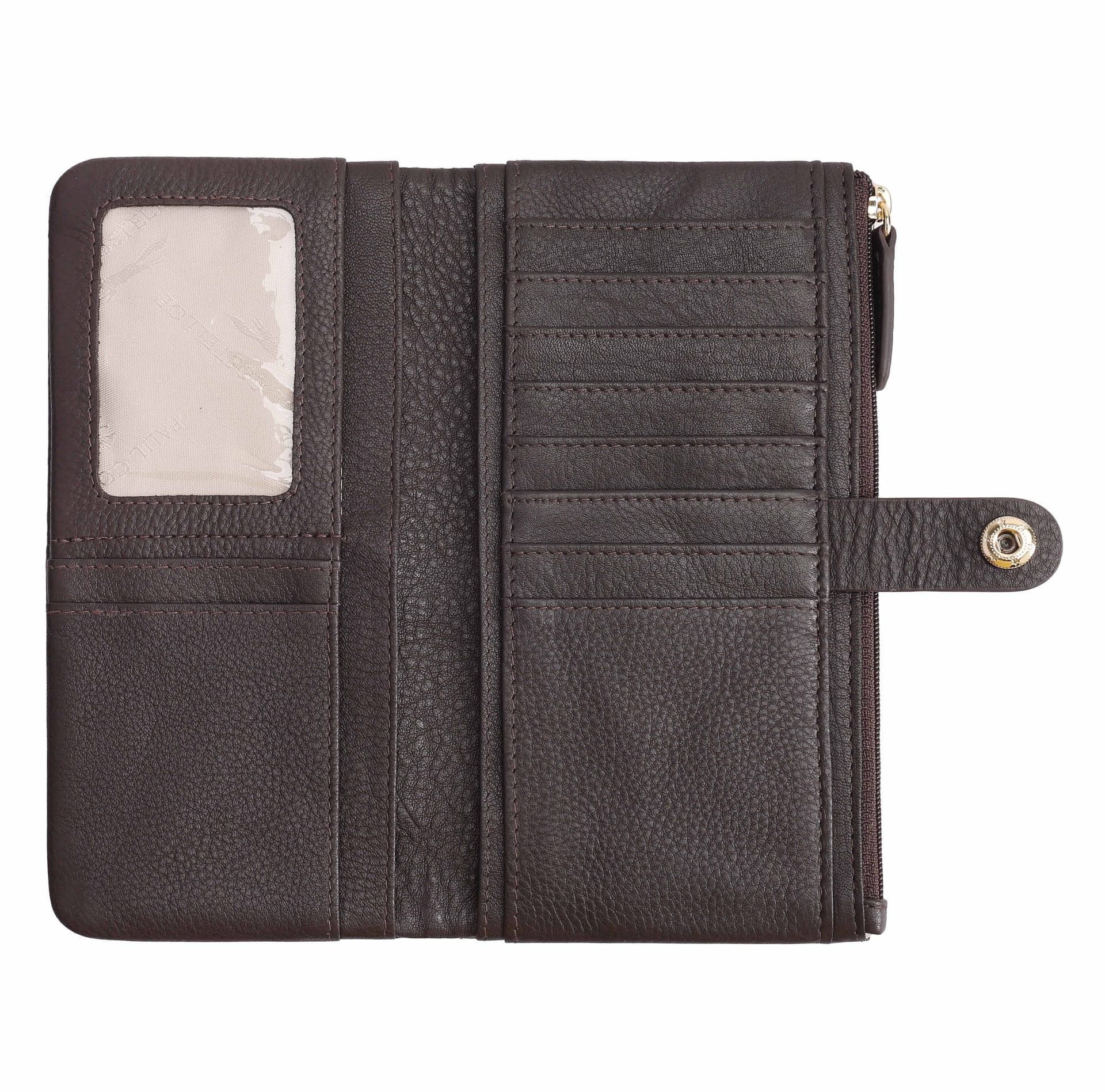 Paul Costelloe Paul Costelloe Women's Nira Leather Purse in Brown - 4