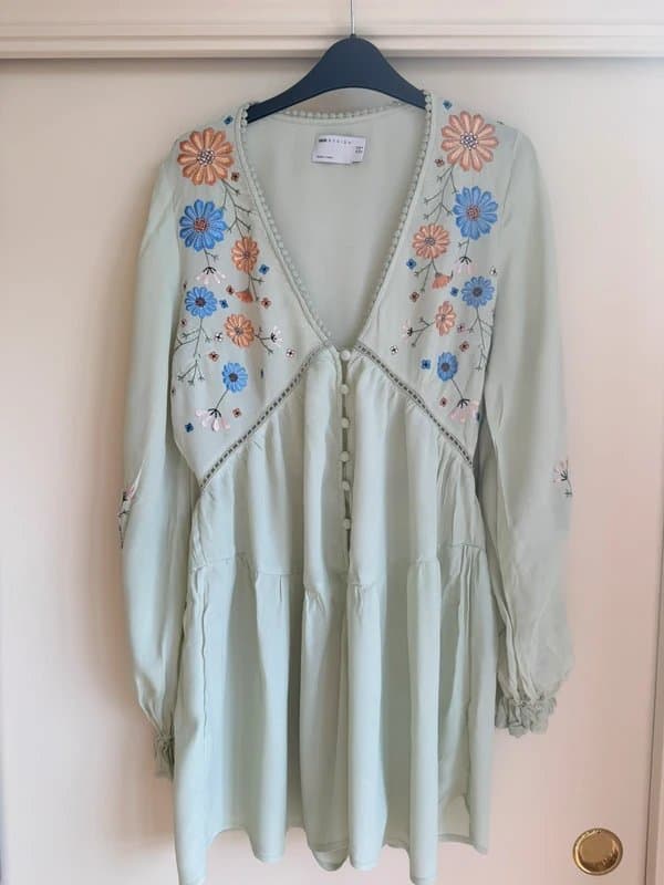 ASOS Design Asos embroidered playsuit size 10