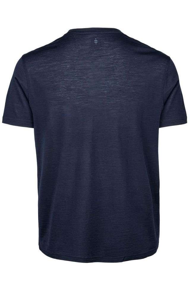 Panos Emporio Panos Emporio Men's Merino Wool Long T-Shirt in Navy - 2