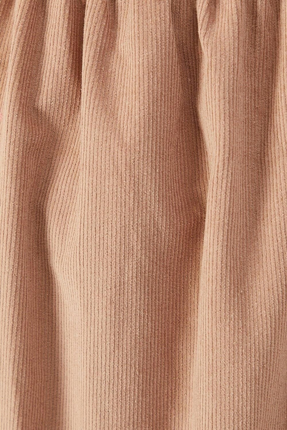 Warehouse Warehouse Women's Baby Cord Wrap Midi Smock Dress in Taupe - 4