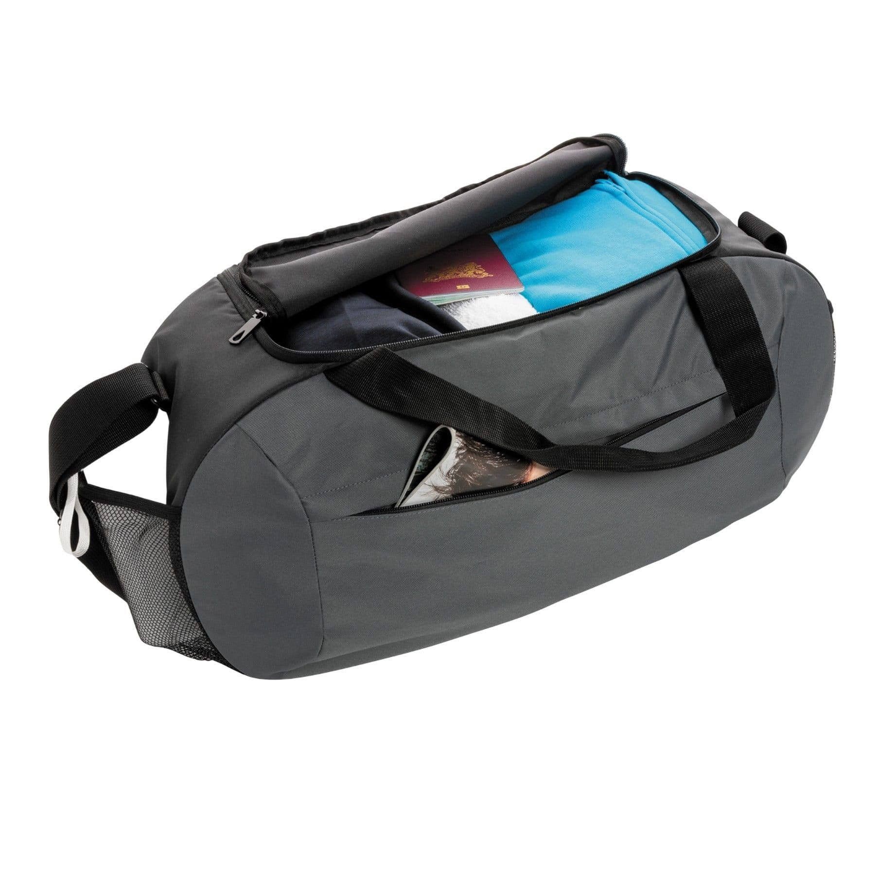 XD Design XD Design Men's Impact RPET Sports 28L Duffle Bag in Dark Grey - 4