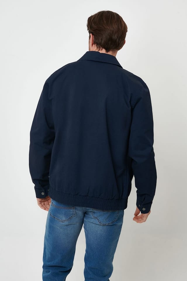 Saltwell Saltwell Men's Cotton Twill Lightweight Jacket in Navy - 2