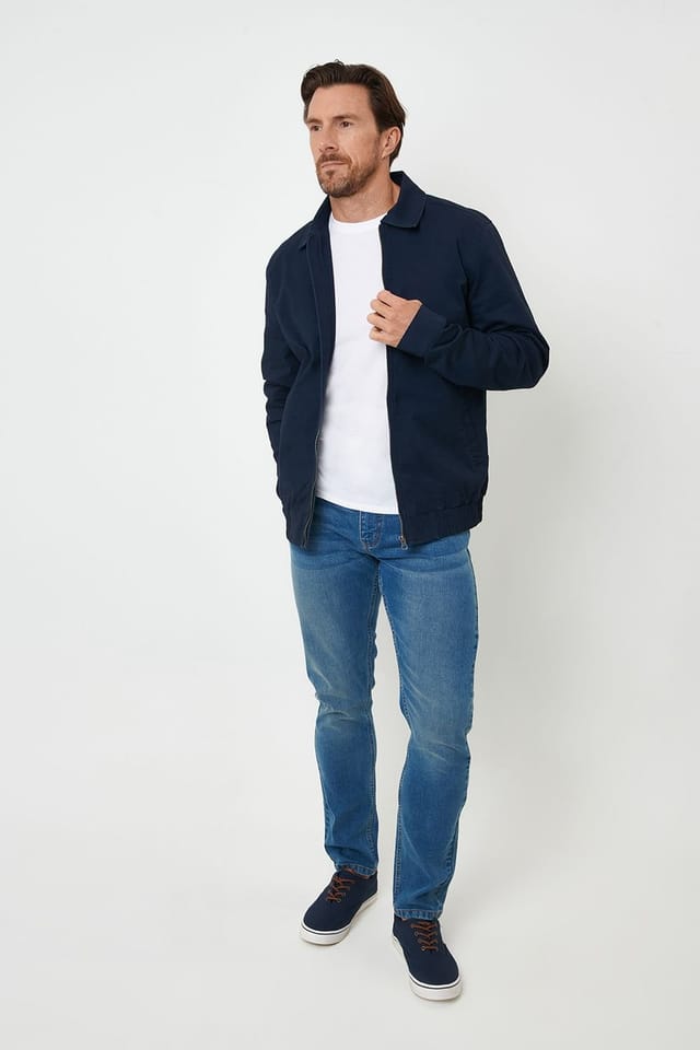Saltwell Saltwell Men's Cotton Twill Lightweight Jacket in Navy - 3