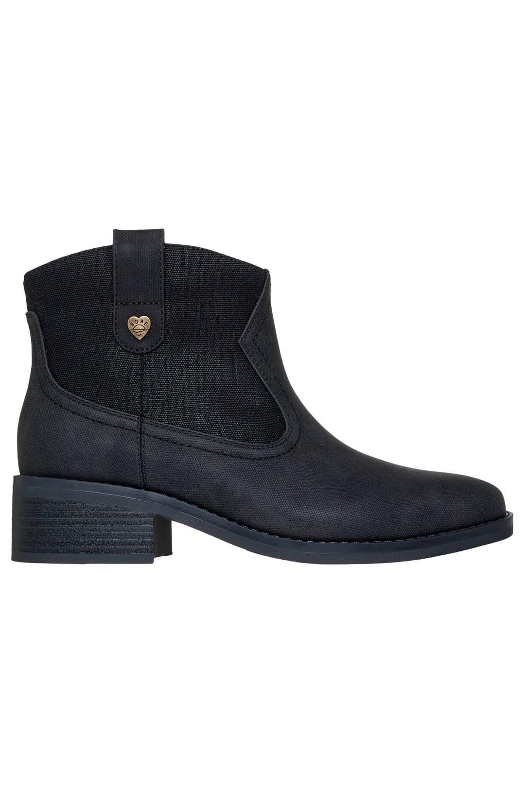 Skechers Skechers Women's Bobs Wander Luxe Western Ankle Boots Black