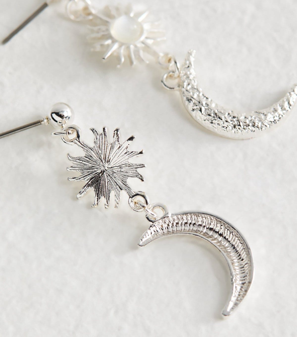 New Look Silver Tone Mystical Drop Earrings New Look - 4