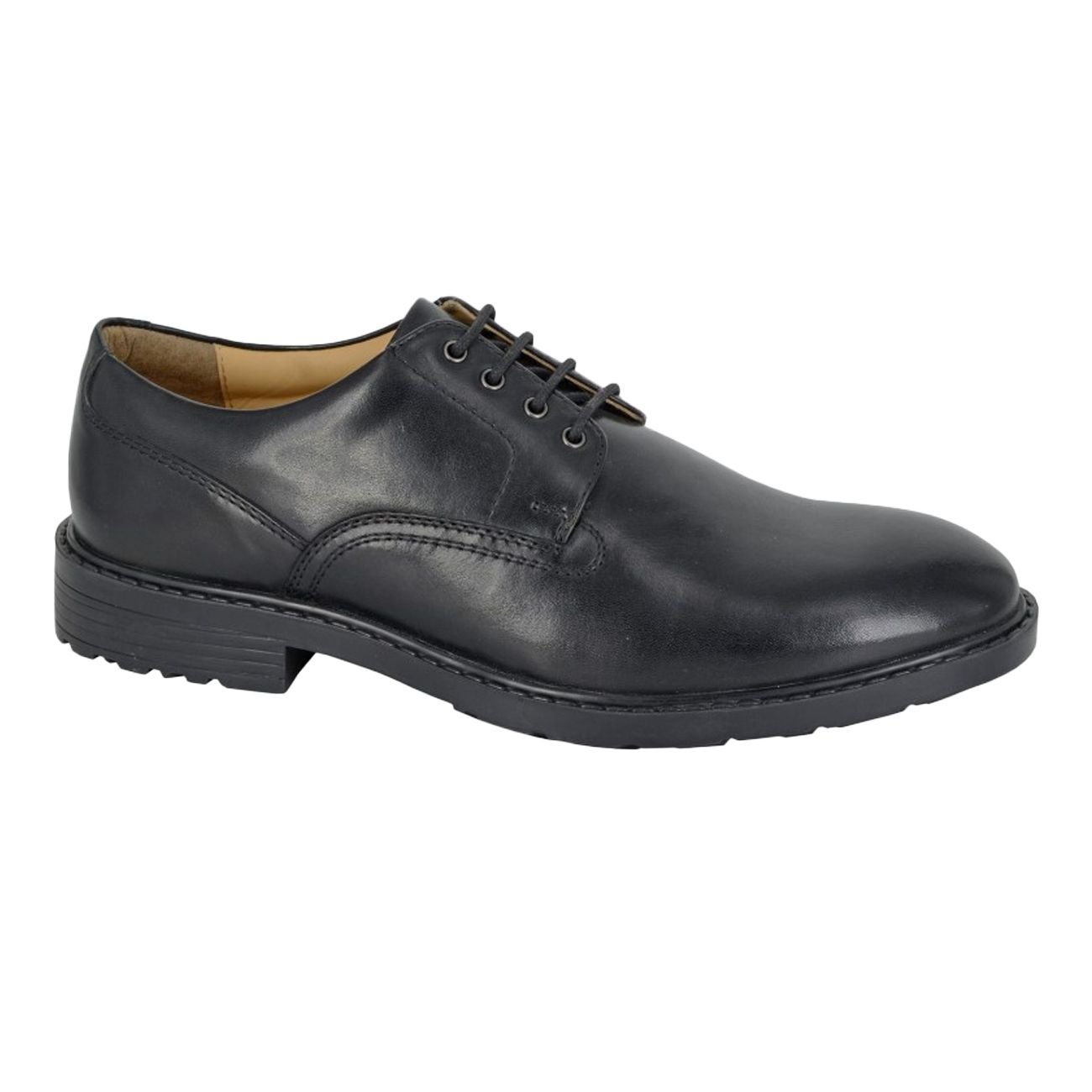 Tredflex Tredflex Men's Leather Gibson Shoes in Black - 3