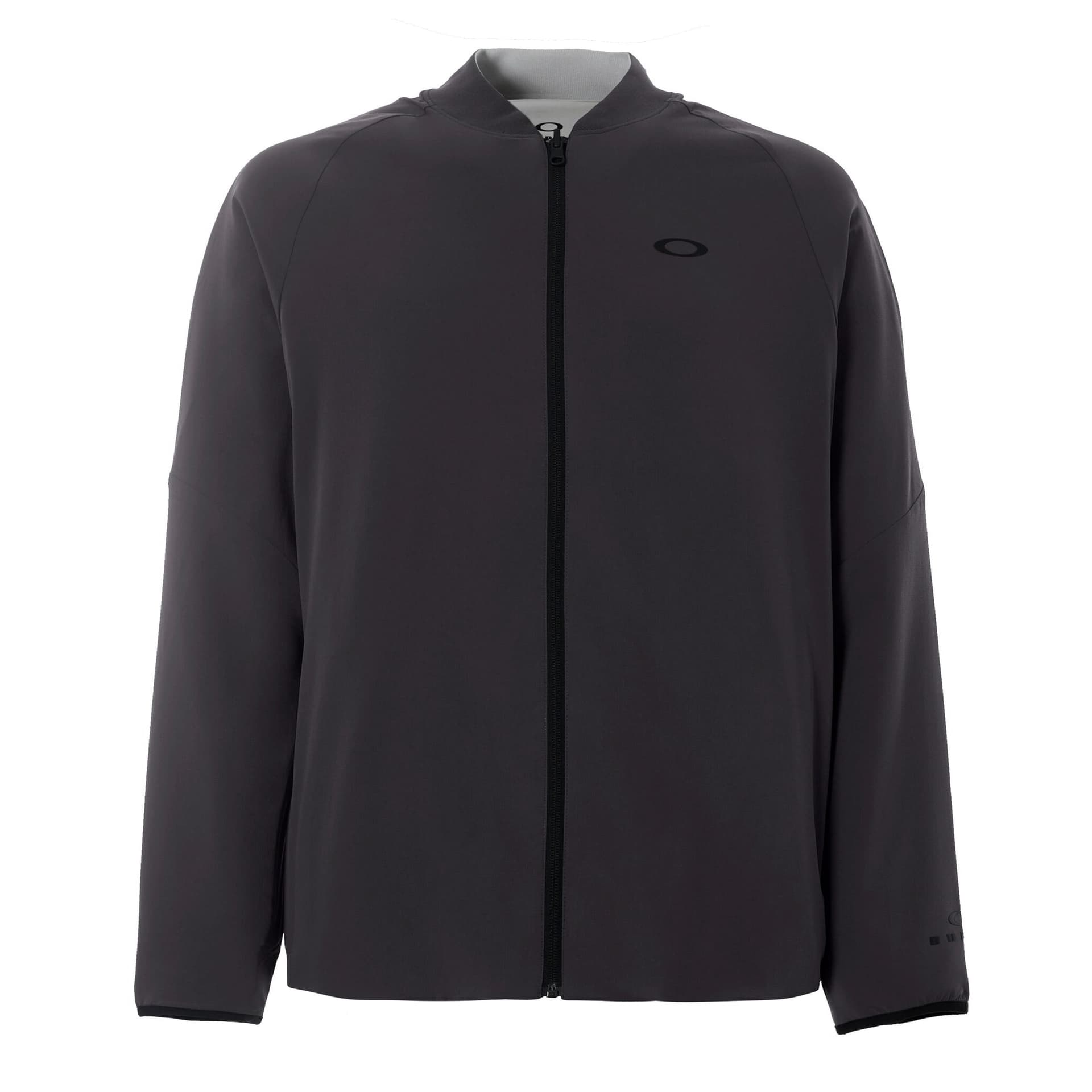 Oakley Oakley Men's Reversible Hybrid Bubba Watson Golf Zip Up Bomber Jacket in Grey