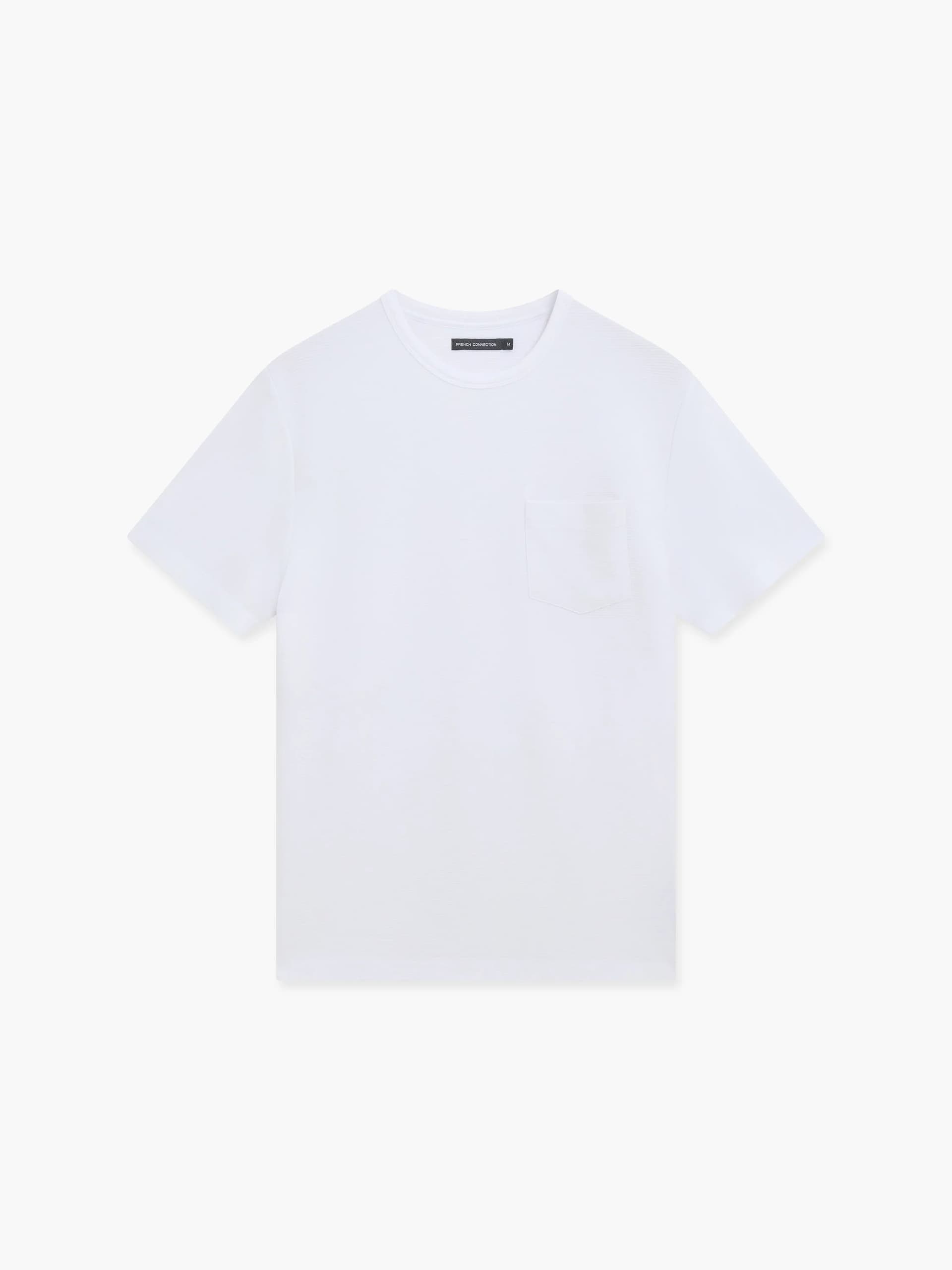 French Connection Ottoman Pocket T-Shirt White