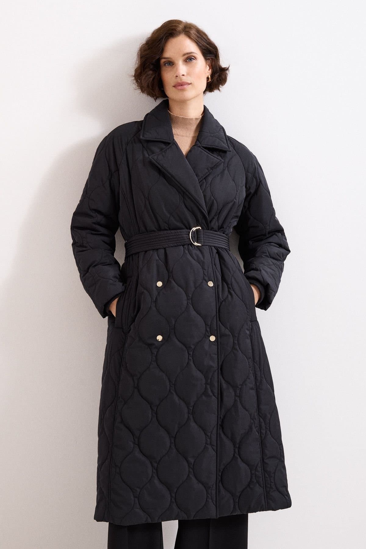 Phase Eight Phase Eight Women's Sukie Maxi Puffer Coat in Midnight