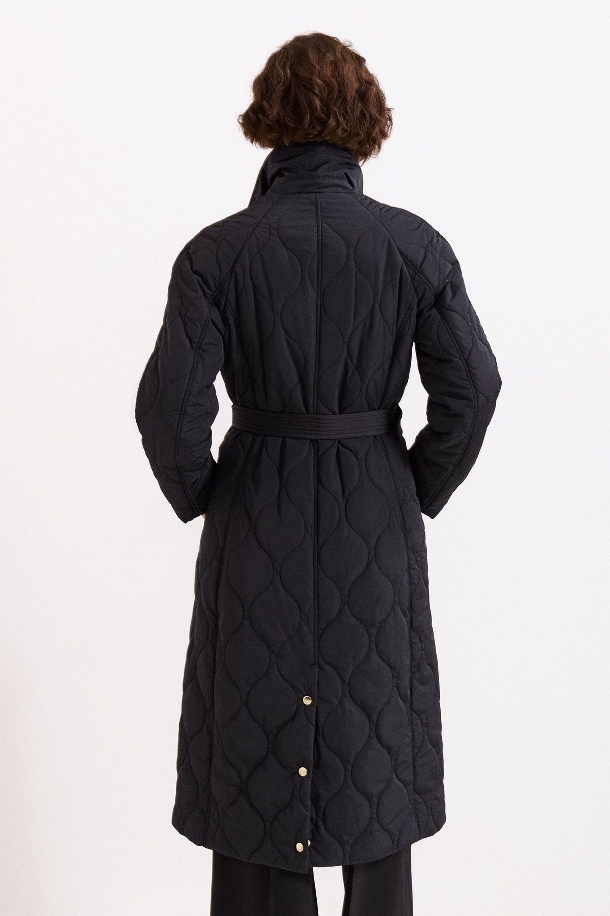 Phase Eight Phase Eight Women's Sukie Maxi Puffer Coat in Midnight - 4