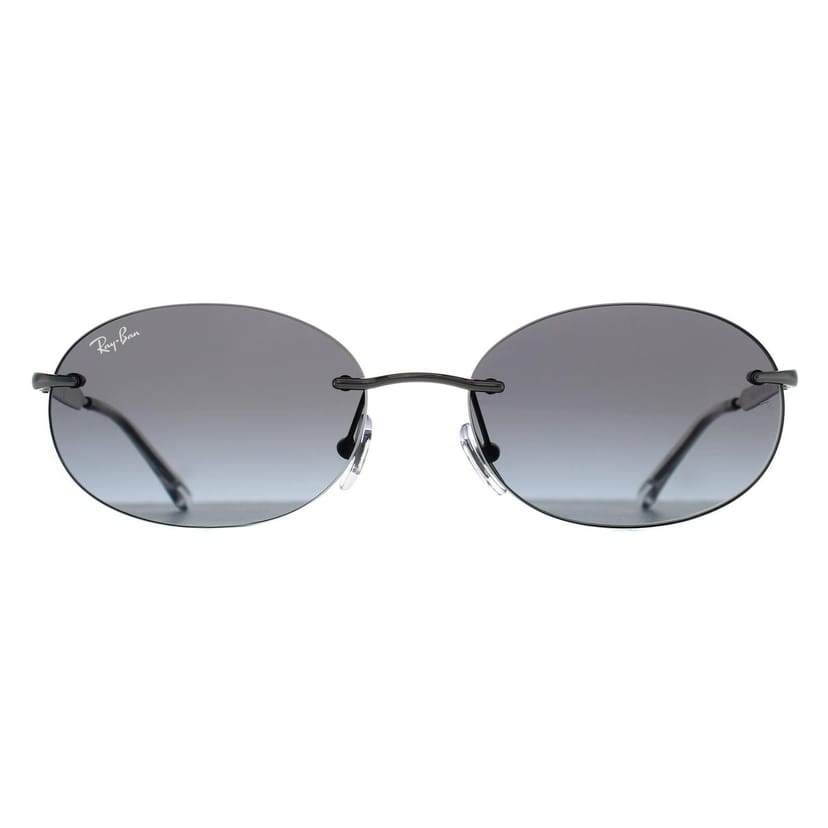 Ray-Ban Ray-Ban Women's Oval Silver Grey Gradient RB3767 - 1