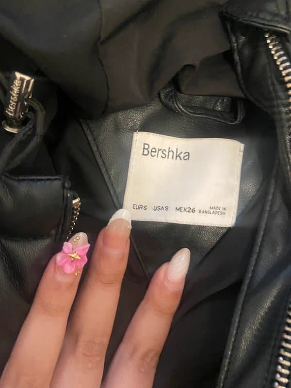 Bershka Bershka puffy leather coat