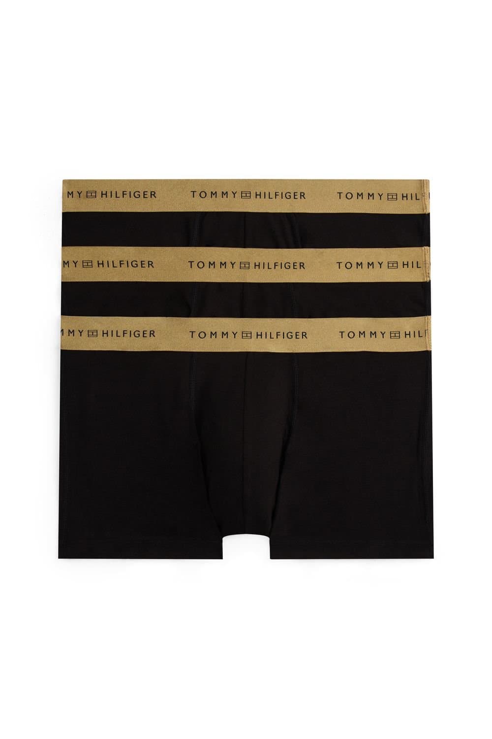 Tommy Hilfiger Tommy Hilfiger Men's Signature 3P Trunk Metallic Gold