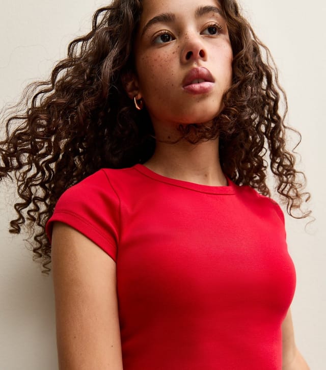 New Look Girls' Red Short Sleeve Top New Look - 2