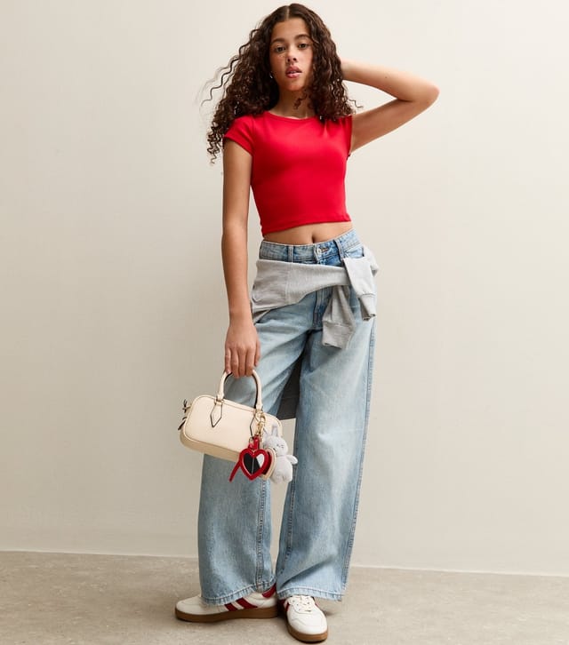 New Look Girls' Red Short Sleeve Top New Look - 3