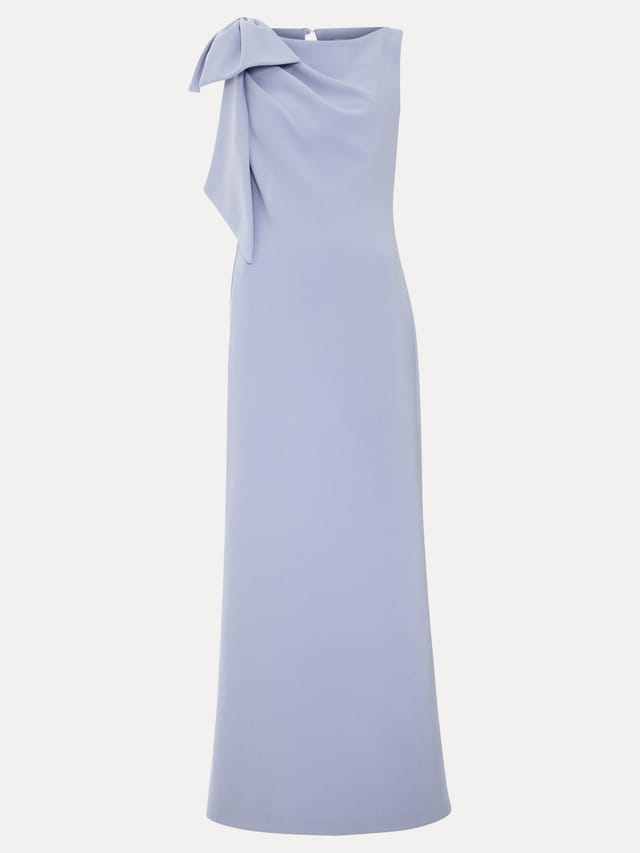 Phase Eight Phase Eight Women's Alana Bow Maxi Dress in Baby Blue - 2