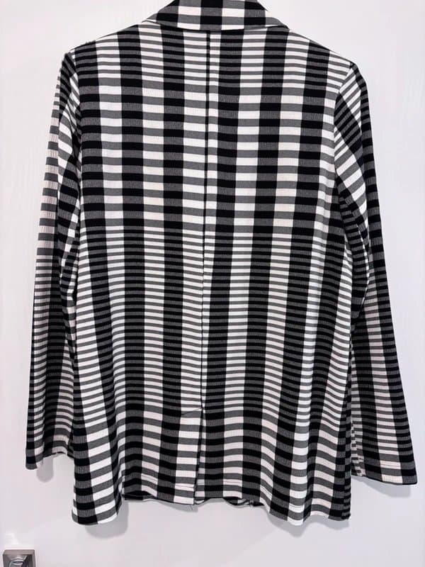Never Fully Dressed NFD blazer top gingham - Double breasted