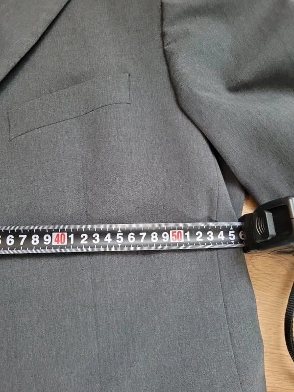 Label Men’s Light Grey Blazer Jacket – Smart Casual / Formal – Classic Tailored Fit