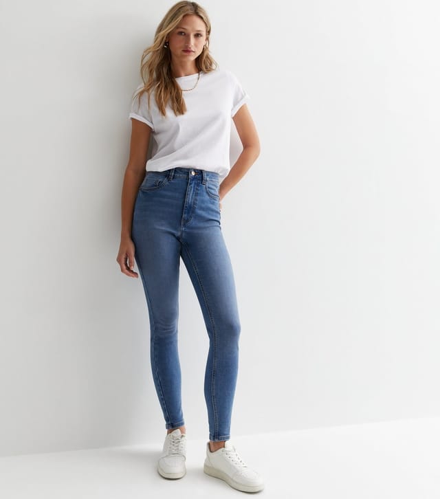 New Look Women's Blue Lift & Shape Jenna Skinny Jeans New Look - 2