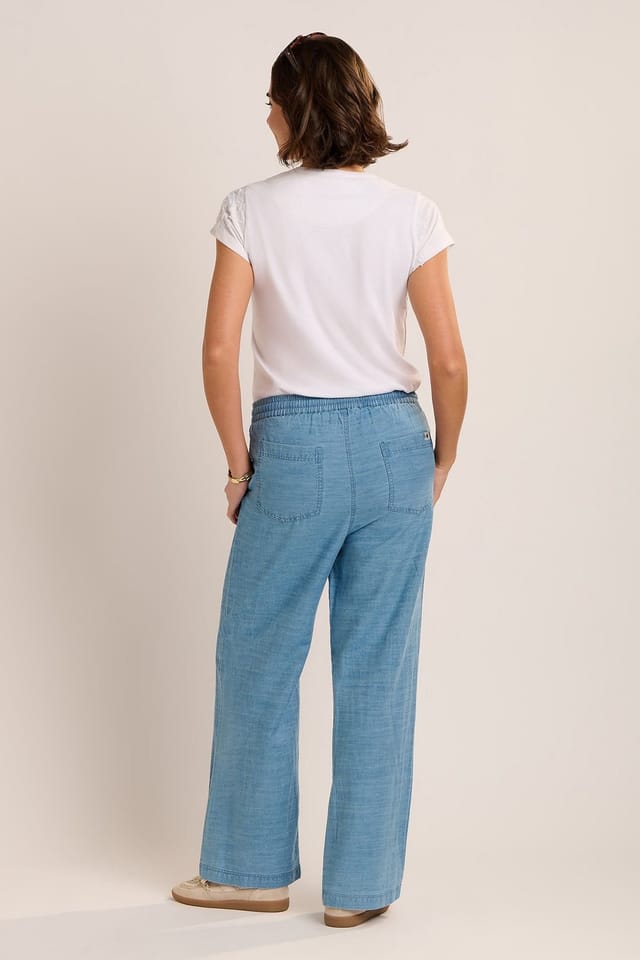 Brakeburn Brakeburn Women's COPACABANA TROUSER in Blue - 2