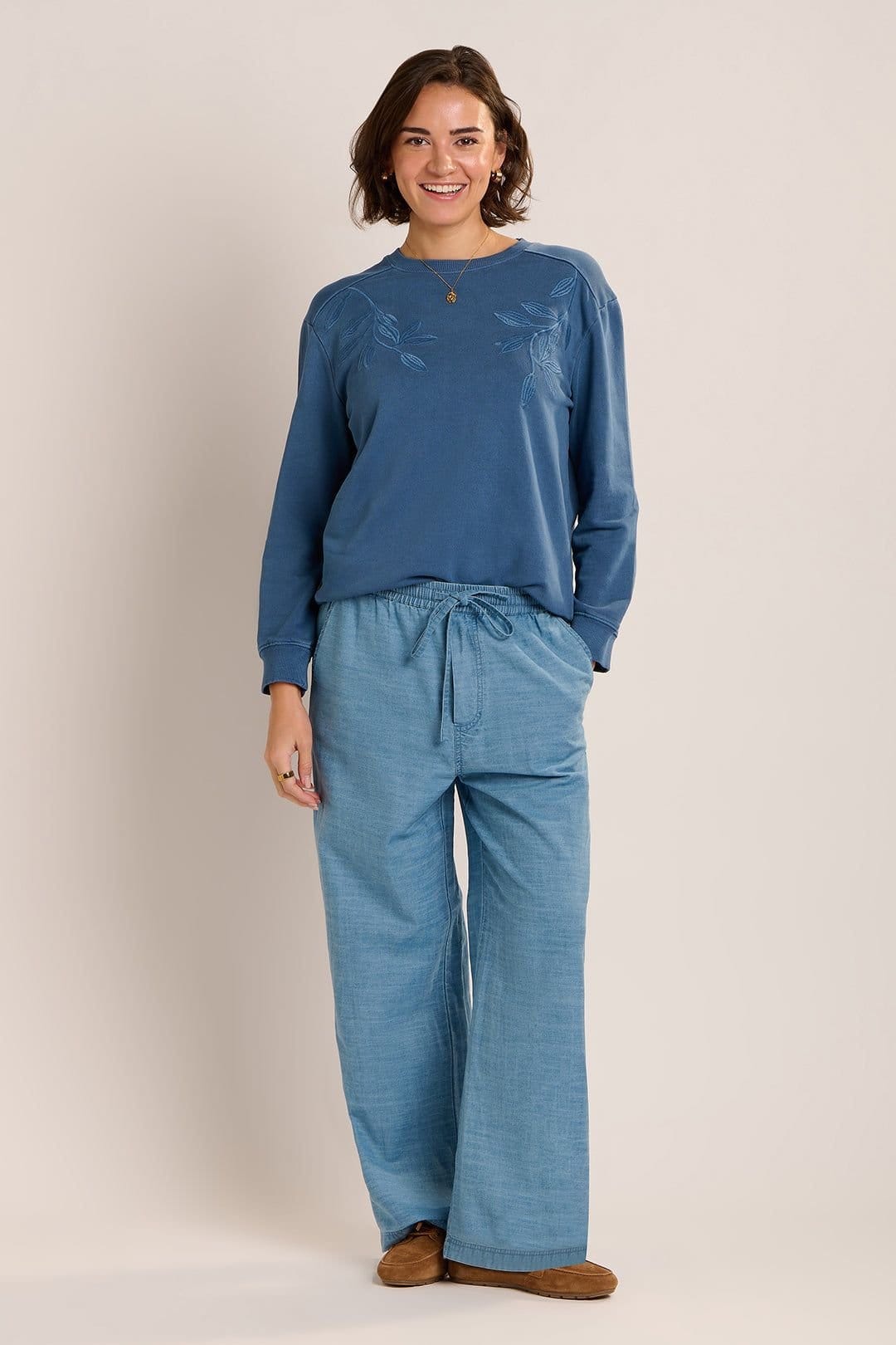 Brakeburn Brakeburn Women's COPACABANA TROUSER in Blue - 4
