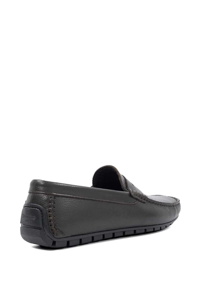 Dune London Dune London Men's 'Brackley' Leather Slip-On Shoes in Brown - 3