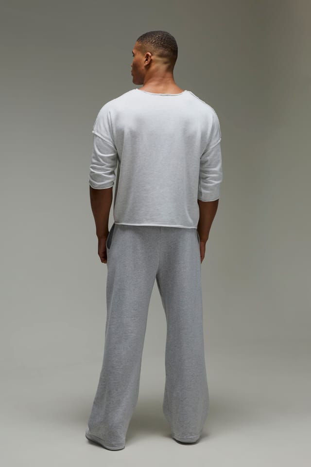 Training Dept. Training Dept. Men's Training Dept Loopback Oversized Rag Top in Grey Marl - 2