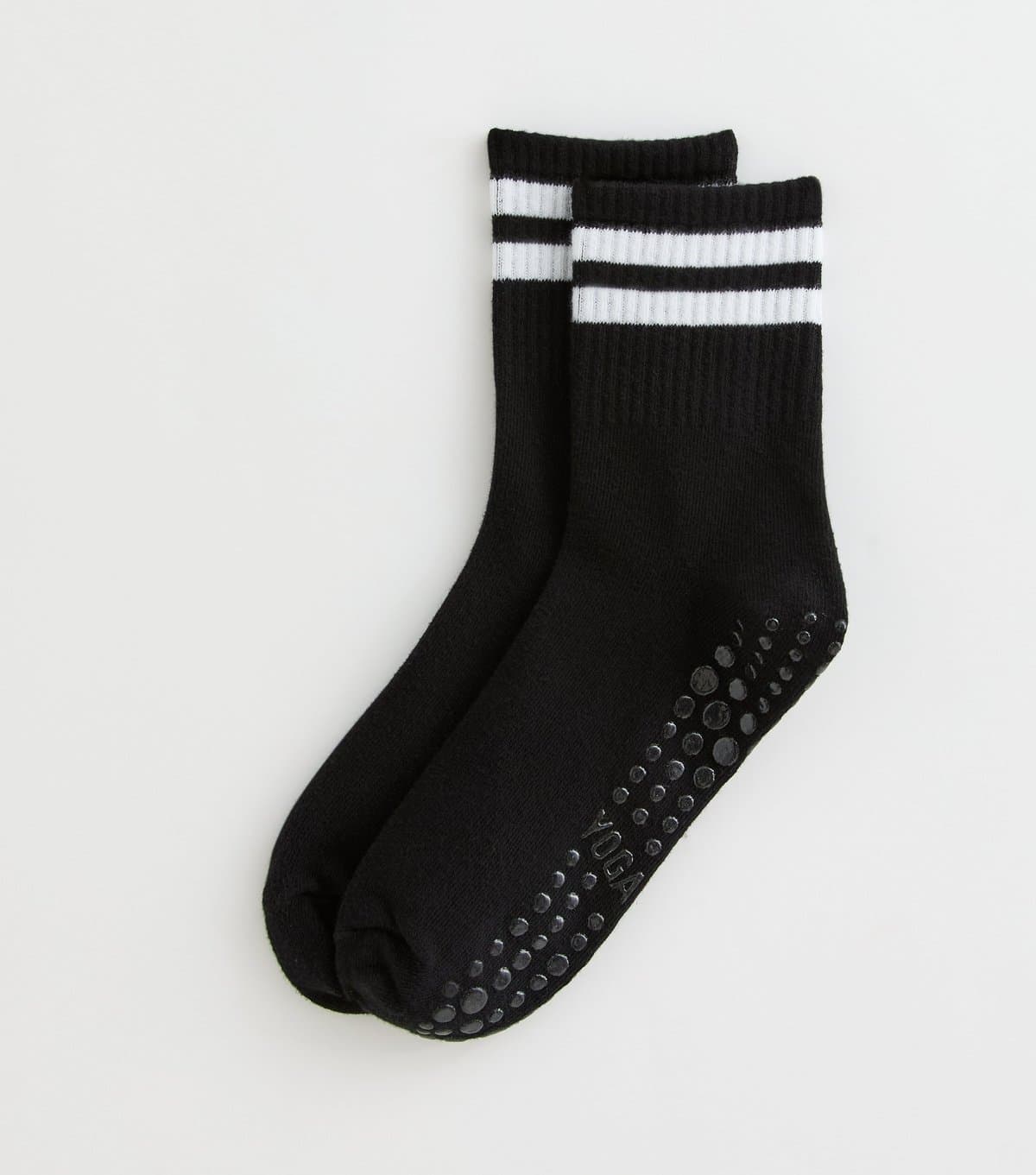 New Look Black Yoga Tube Sock New Look