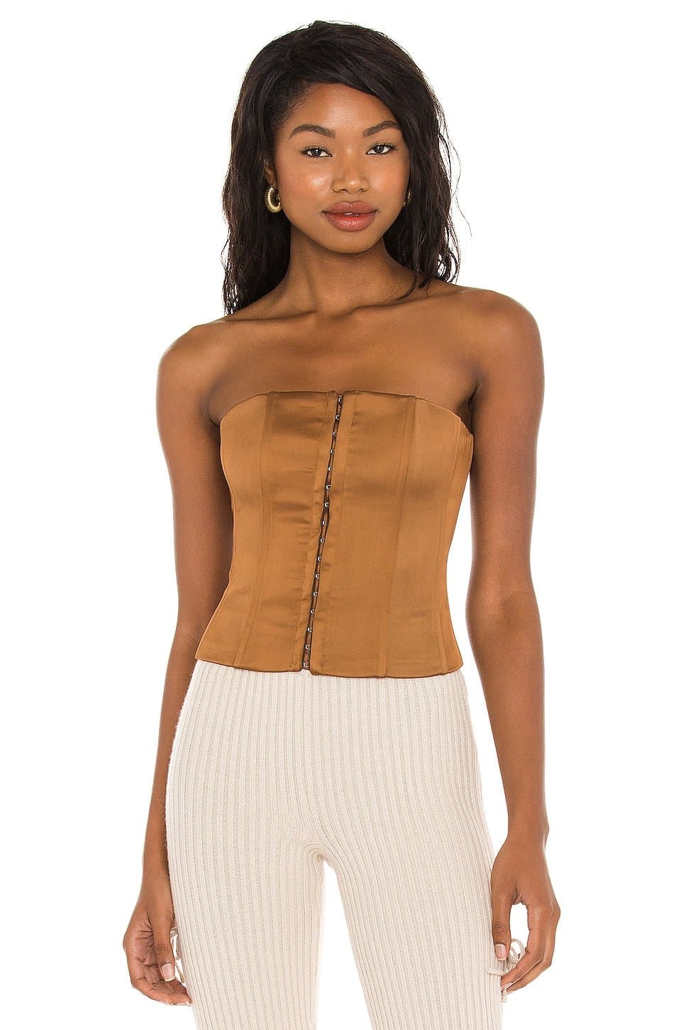 revolve Satin Corset Top