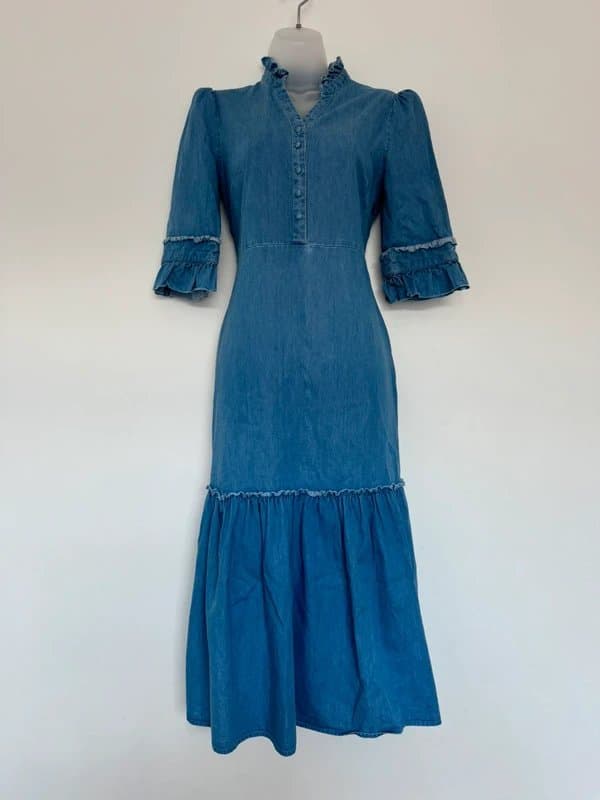 Wyse Wyse Isobel Denim Chambray Dress , Stunning , Wyse 1 - UK 8 - RRP£225