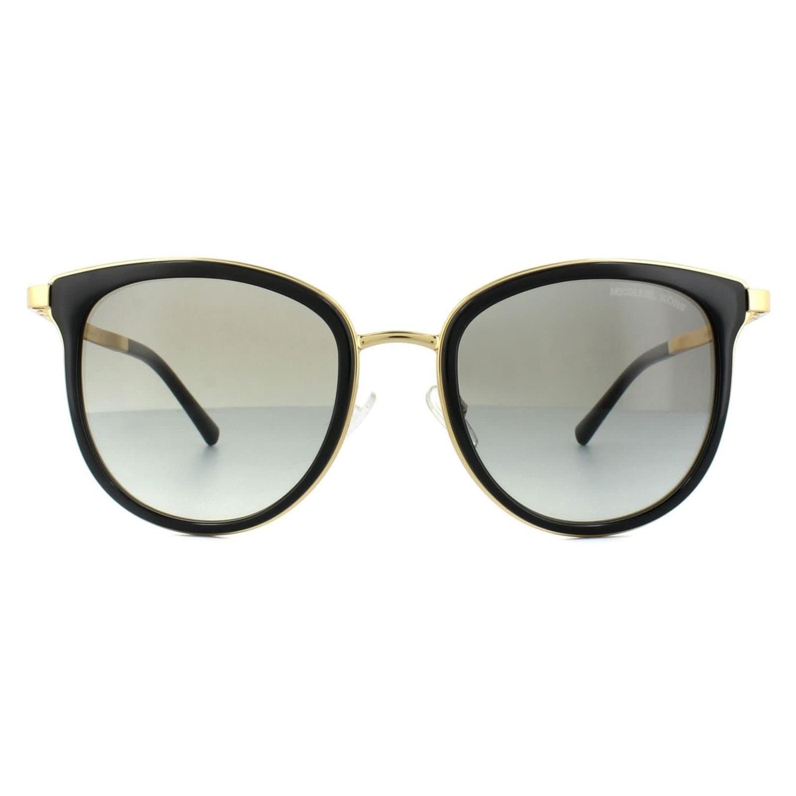 Michael Kors Michael Kors Women's Cat Eye Black Gold Grey Gradient Sunglasses