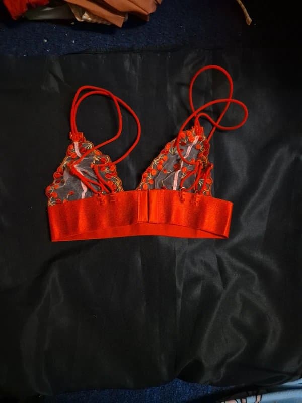 ASOS Design Red asos design sodr triangle bra