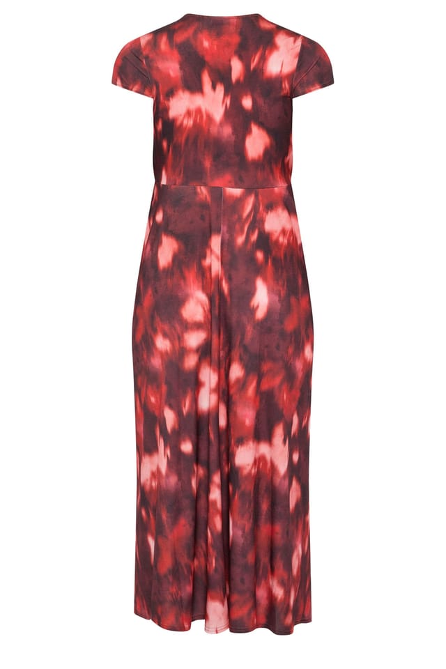 Yours Yours Women's Twist Front Dress in Red - 3