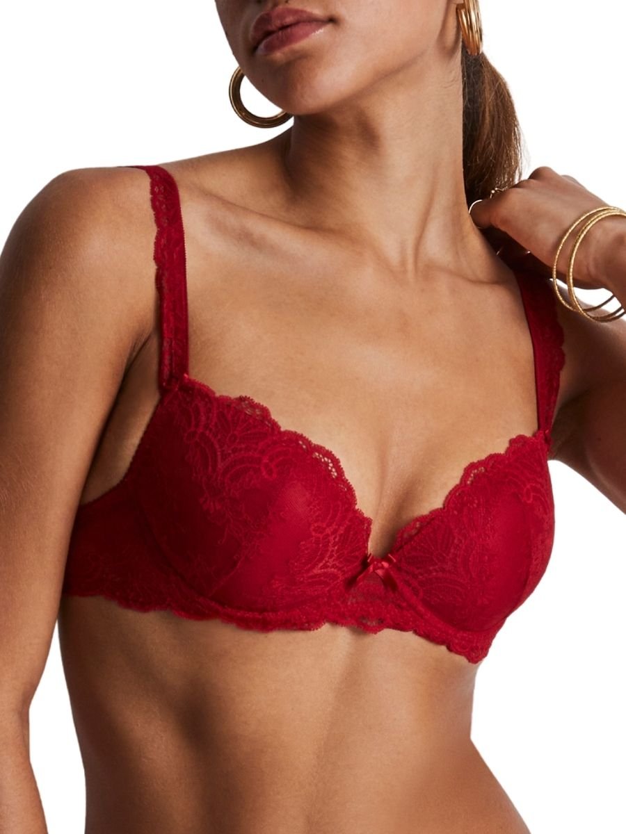 Aubade Aubade Women's Danse Des Sens Moulded Push-Up Bra in Red - 3