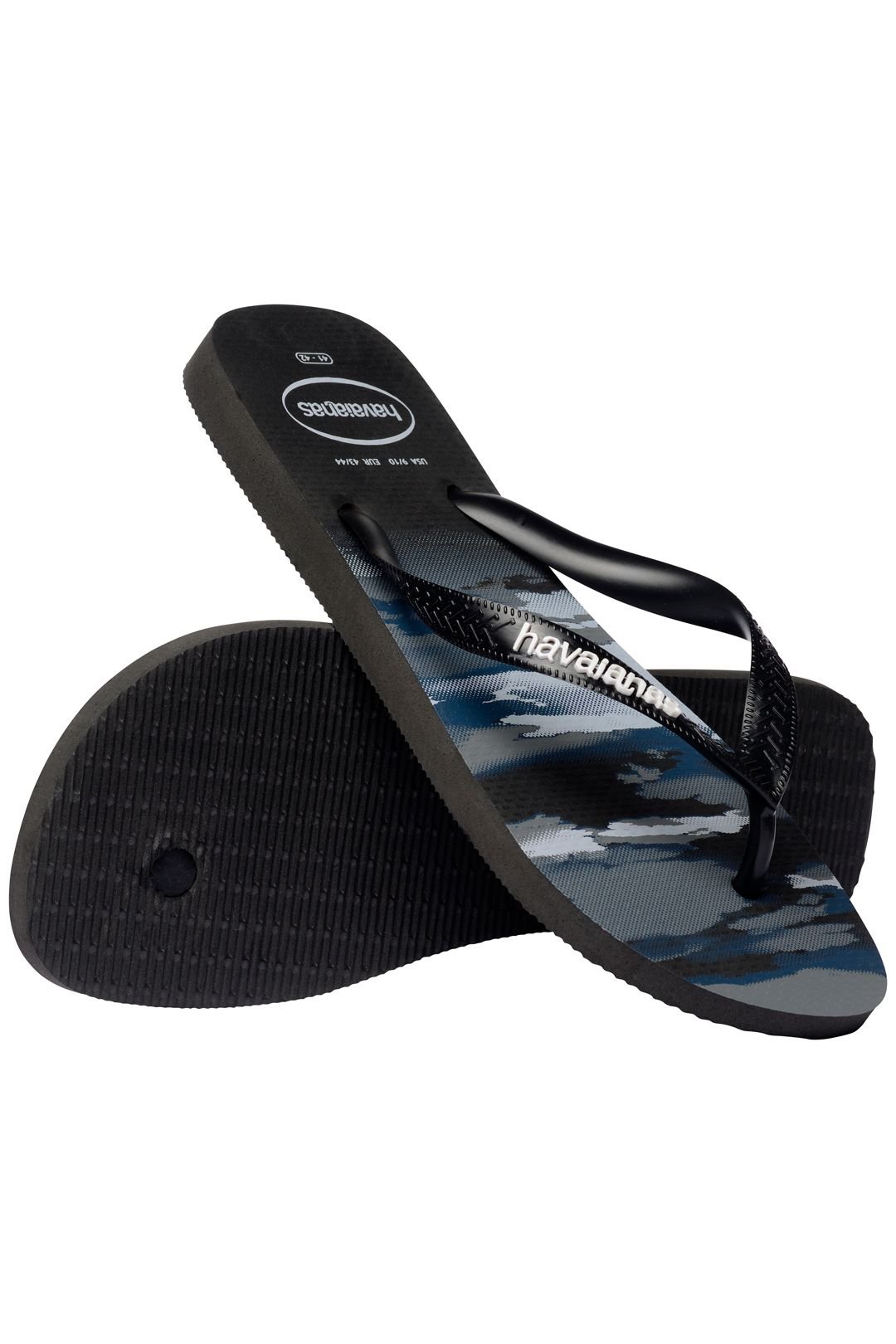 Havaianas Havaianas Men's Top Camu Black/Black/White in Black - 3