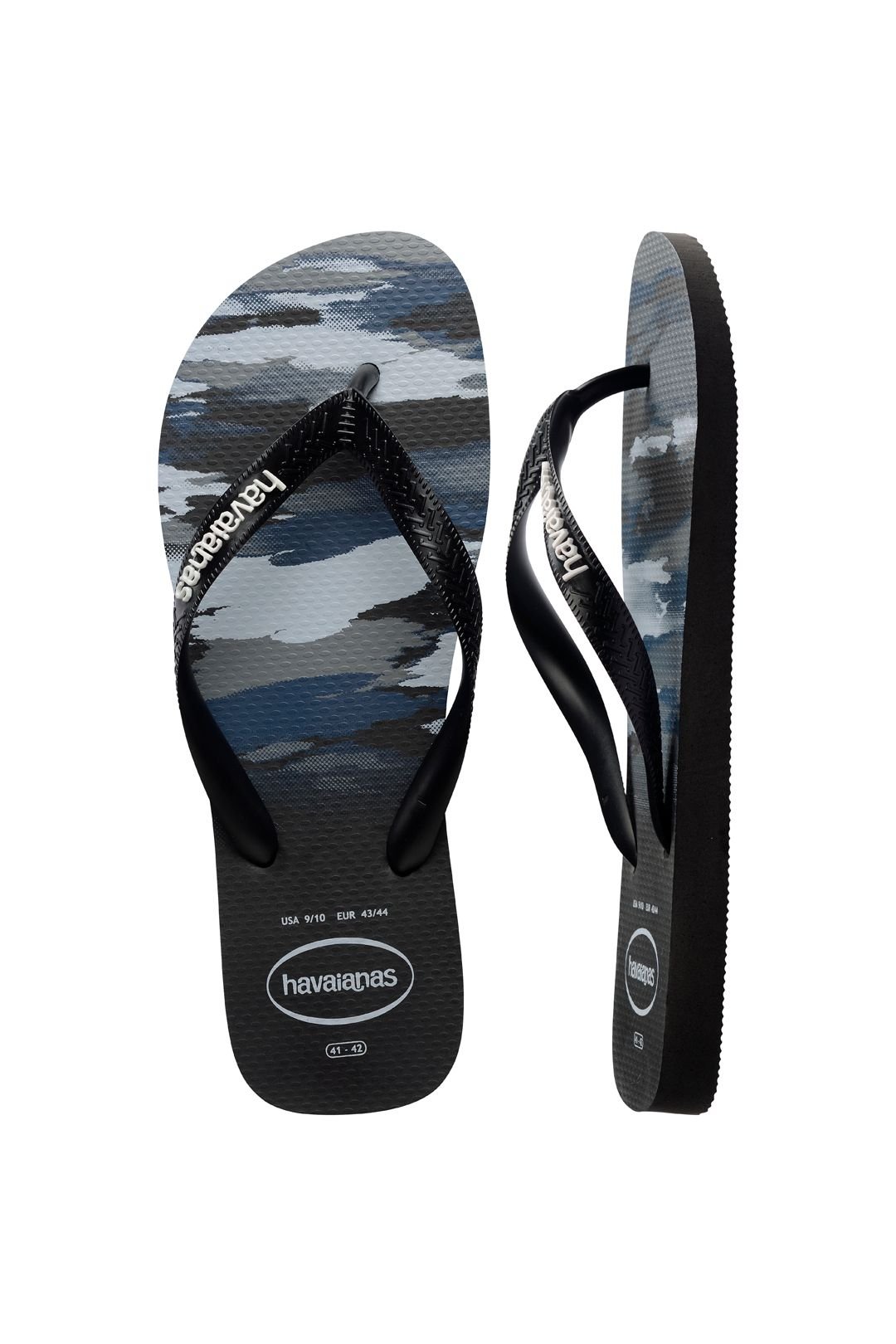 Havaianas Havaianas Men's Top Camu Black/Black/White in Black - 4