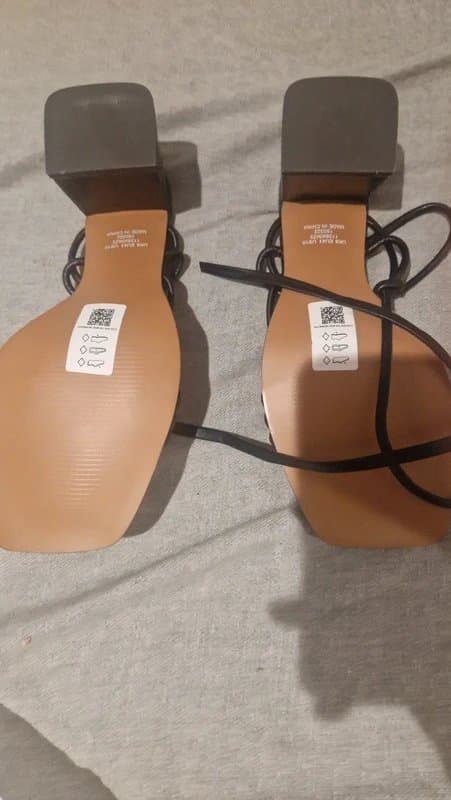 ASOS Design Ankle wrap heels